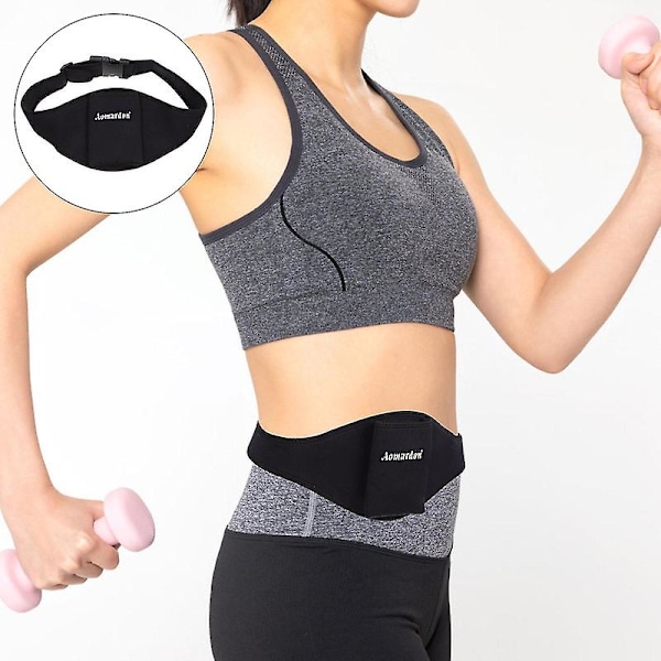 Mikrofonbälte Fitnessinstruktör Mikrofonbälte Justerbar Midjeväska Mikrofonhållare xh