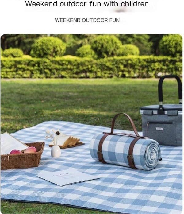 Picknickfilt 150 cm X 200 cm, Strandfilt Vattentät Sandtät