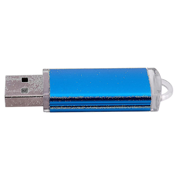 10 x USB-hukommelse 2.0 Hukommelsesnøgle Flashdrev 128 MB Gave Blå