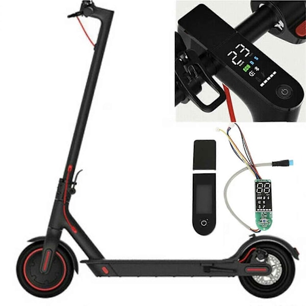 Ersättningskretskort Display Panel Skärmöverdragssats för Xiaomi M365 Scooter Pro js