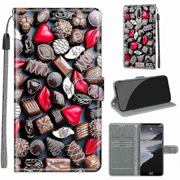 Nokia 2.4 Sjokolade Magnetisk Mobilveske