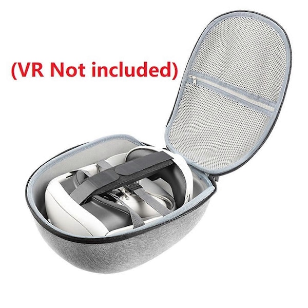 Bæretaske til 3 VR Headset Controllere EVA Hårdt Skal Opbevaringstaske med Net til Meta Quest3 VR