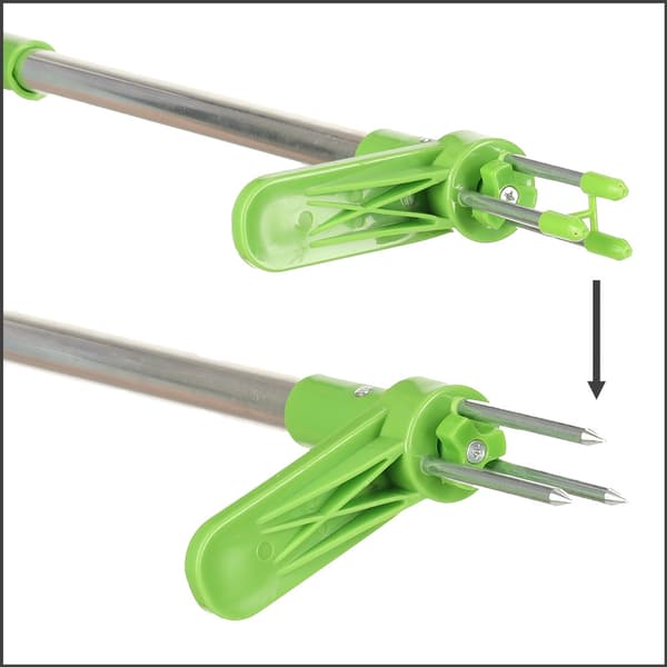 Telescopic weed remover 93 cm with 3 blades and ergonomic handle