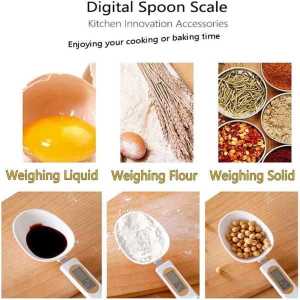 Digital Kitchen Scale with Spoon Scoop Spoon Scale 500g/0.5g Cooking