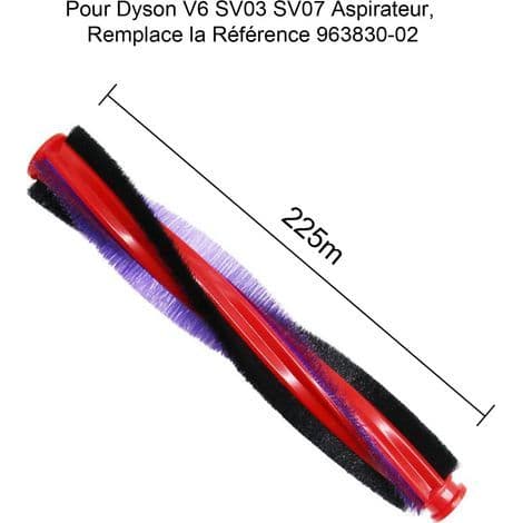 Dyson v6 Støvsugerbørste 225mm for Dyson V6 SV03 SV07 963830-02