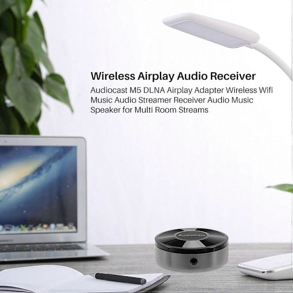 Audiocast M5 DLNA Airplay Adapter Trådløs Wifi Musik Audio Streamer Receiver Audio Musik Højttaler f