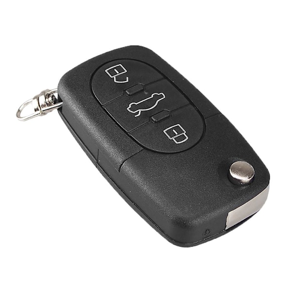 3 Knapper Flip Bil Nøgle Skall Etui til Au-di A2 A3 A4 A6 A8 TT CR2032