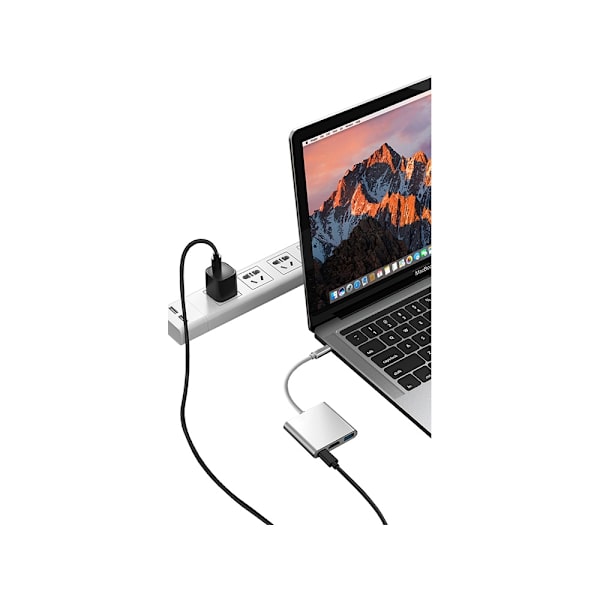 Macbook USB-C-adapter - HDMI & USB 3.0 4K