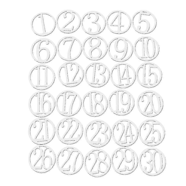 Puiset numerot Esikoulu Numerot Puulastut 1-30 Numeron muotoinen puuriipus A