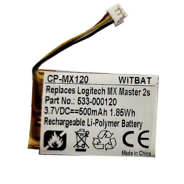 xjLämplig för Logitech Mx Master 3 Trådlös Mus Batteri 533-000171