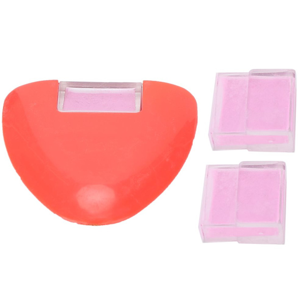 Triangular Cutting Fabric - Accessories for Professional Tailor's Chalk and Embroidery (Red)