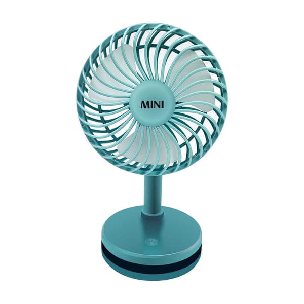 Bærbar Mini Ventilator Bordventilator Håndholdt Ventilator Med LED USB Genopladelig Bordventilator - FARVE: LB