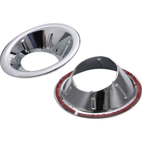 Krom ABS tåkelysdeksel foran til Nissan Navara D40 07-13