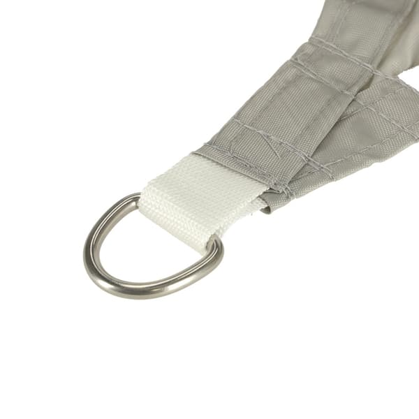 Sun sail rectangular 4x3 m waterproof UV protection grey