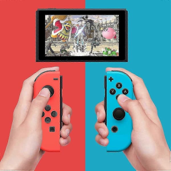 Kompatibel med Nintendo Switch Controller, erstatning for Switch Controllere, understøtter dobbelt vibration/vækning/bevægelseskontrol