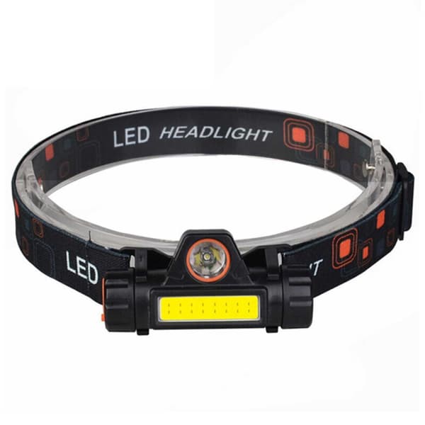 LED Headlamp Waterproof 800lm COB XOG USB