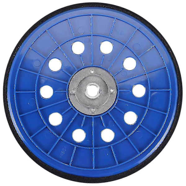 8 tommers 10-hulls og borrelås-støtteplate for polering og sliping, 14 mm gjenger, slipeskive, slipemiddel