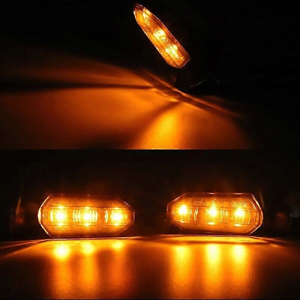 4kpl 12V 8mm Mini Moottoripyörän LED Vilkkuvalo Oranssi Vilkkuva Valo Vilkku Vilkkuvalo Moto Indikaattorivalo Tarvikkeet