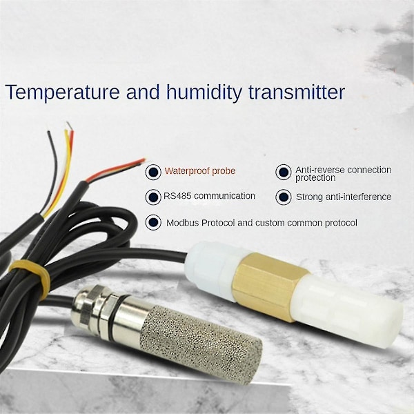 Dc5-28v Rs485 Temperatur- och fuktighetssändare Modbus Xy-md03 Samlare Temperatur och fuktighet
