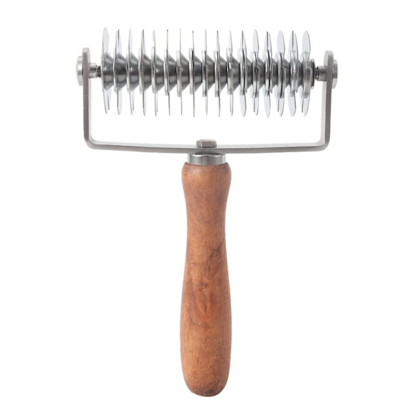Stainless Steel Dough Roller Cutter - Kitchen Baking Tool