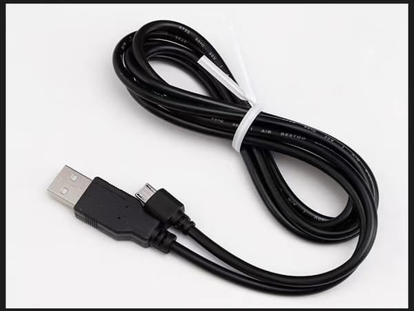 1-pak 1,5M PS4 / Playstation 4 opladerkabel til controller sort