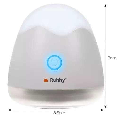 2-in-1 Clothes Shaver with Night Light USB-C 800 mAh White