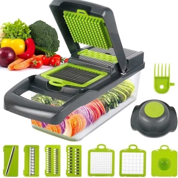 Vegetable Cutter - Multifunctional Vegetable Chopper Mandoline 14-in-1