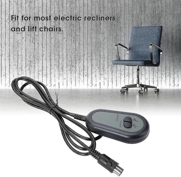 Elektrisk lenestol fjernkontroll ABS 2 knapper manuell kontroll for lenestol sofa elektrisk løft