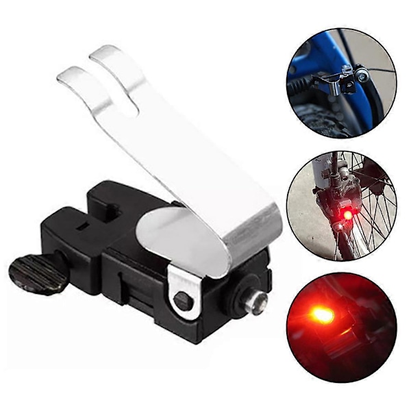 Cykeldelar Mini Broms Cykellampa Fäste Bakre Cykellampa Cykling LED-lampa Hög Ljusstyrka Vattentät LED-lampa Cykeltillbehör