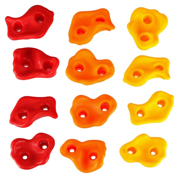 Klättergrepp för barn 20-pack med skruvar för klättervägg/lekställning