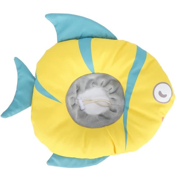 Adjustable Waterproof Fish-Shaped Recovery Collar for Cats After Surgery