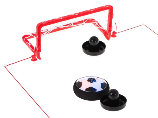 Mini-ilmakiekko Hoverballilla – Pöytäpeli lapsille