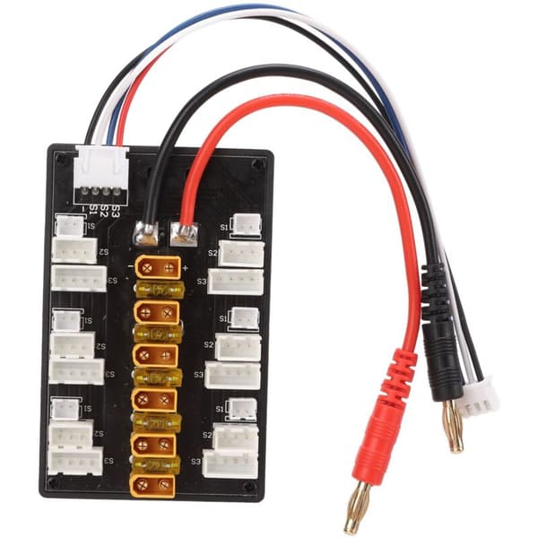 XT30 parallell ladebrett, batteribalanseladerforlengelsesadapter for IMAX B6