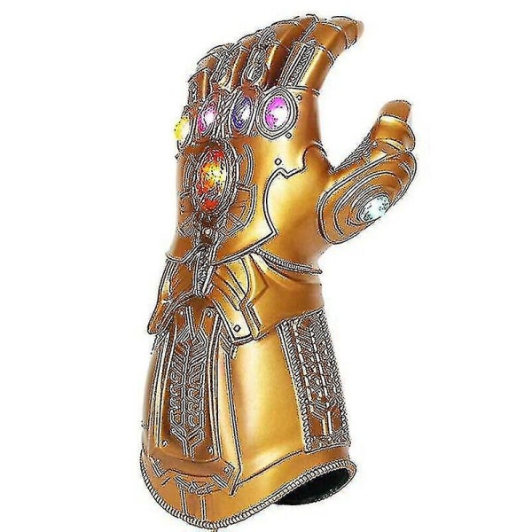 Barn Thanos Handskar Infinity Gauntlet Med Led-ljus Avengers 4 Cosplay Leksak