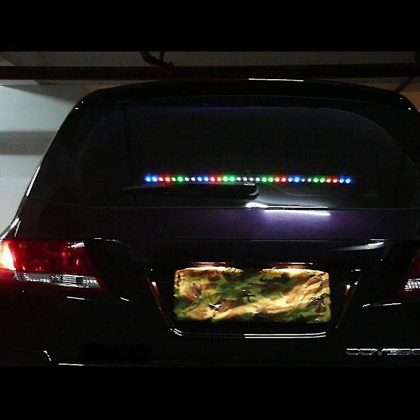 12v 5050 48-LED RGB LED Knight Rider Scanner Belysningslist Bil Suv Lastbil 7-färg