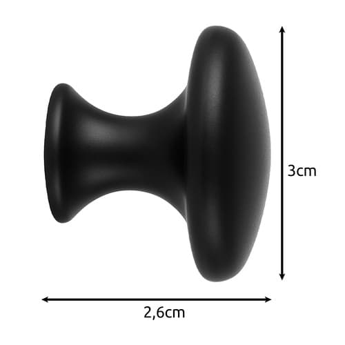 Skapknapper / Skuffeknapper / Knotter - 10 stk