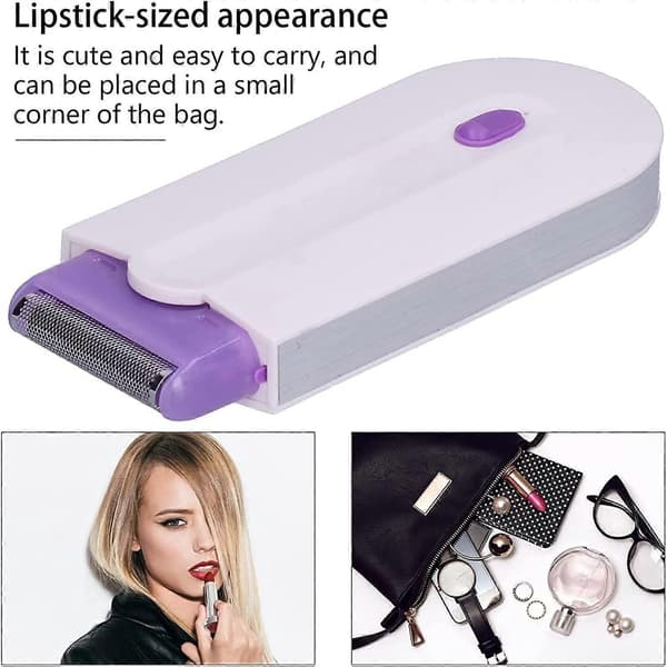 Hårfjerner, Fokuserende Silkeagtig Glat Hårfjerner, Bald Baddie Hårfjerner, Genopladelig Epilator Smooth Touch Hårfjerner (1 stk)