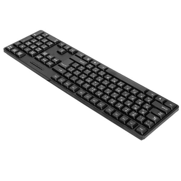Ergonomisk USB-tilsluttet arabisk engelsk mekanisk tastatur til bærbare computere