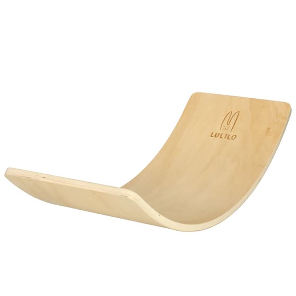 Trebalansebrett 82x30 cm Montessori vippe for barn 3+ voksne