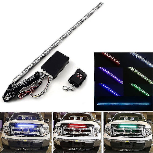 12v 5050 48-LED RGB LED Knight Rider Scanner Belysningslist Bil Suv Lastbil 7-färg