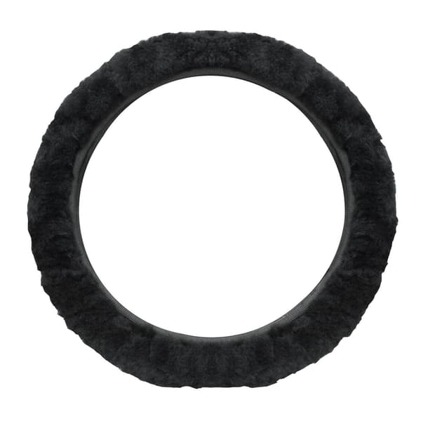 Universal rattmuff svart pels