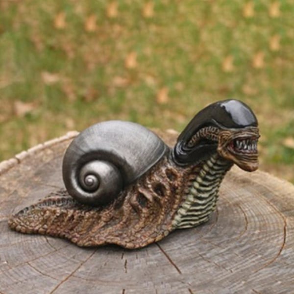 Aliens Snail Statue Figure Statues Model Doll Birthday Gifts Resin Ornaments