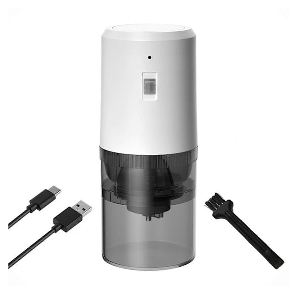 Elektrisk Kaffekvarn Elektrisk Bönkvarn Kaffemaskin Portabel Uppladdningsbar Kvarn Kit för Hemmet