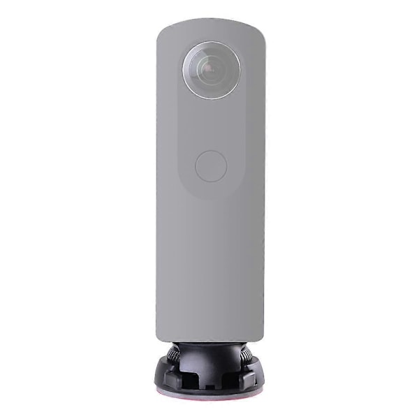 Hurtigudløsningsbeslag med spænde + fladt og buet klæbende tape til udskiftning til Samsung Gear 360 kamera Ricoh Theta S/SC/M15 & Sports