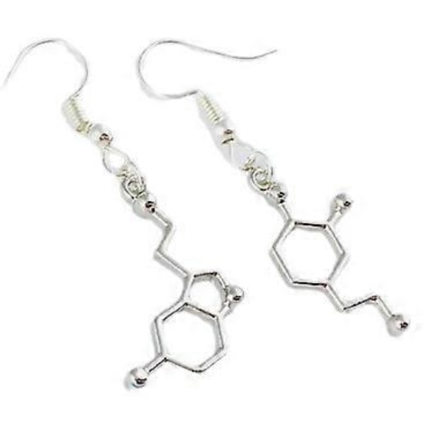 Øredobber Molekyl Dopamin Serotonin Asymmetrisk Sølv