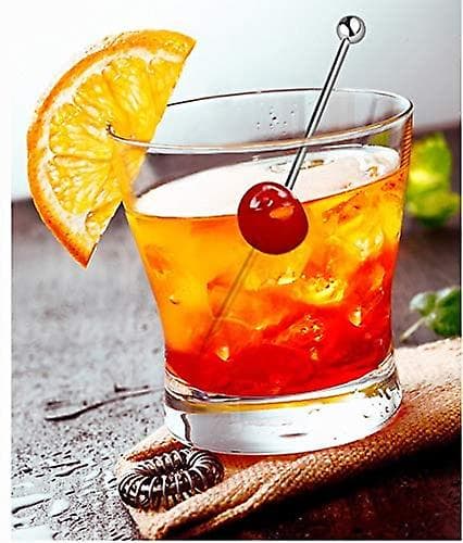 50 stk. Cocktailpinner i rustfritt stål, metall Martini-pinner, 4,3 tommer