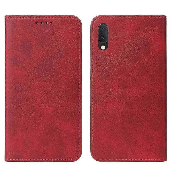 Til Samsung Galaxy A20e Magnetisk Lukning Læder Telefon Cover