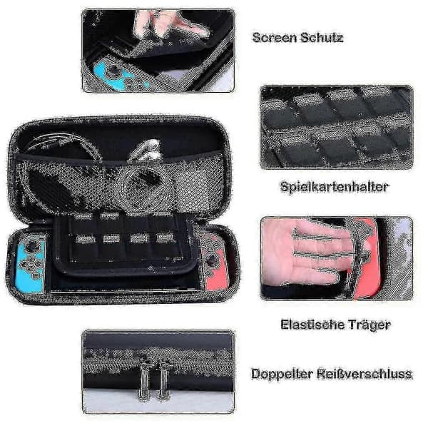 Nintendo Switch och Nya Switch OLED-konsolen - Svart