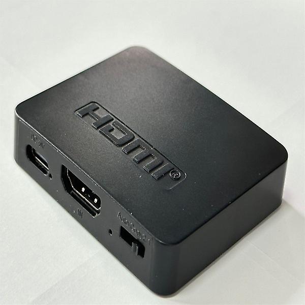 4K HDMI Splitter 1 Indgang / 2 Udgang Sort