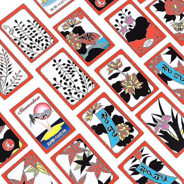 Mahjong Gostop Go Stop Hanafuda-kort Populärt koreanskt japanskt brädspel